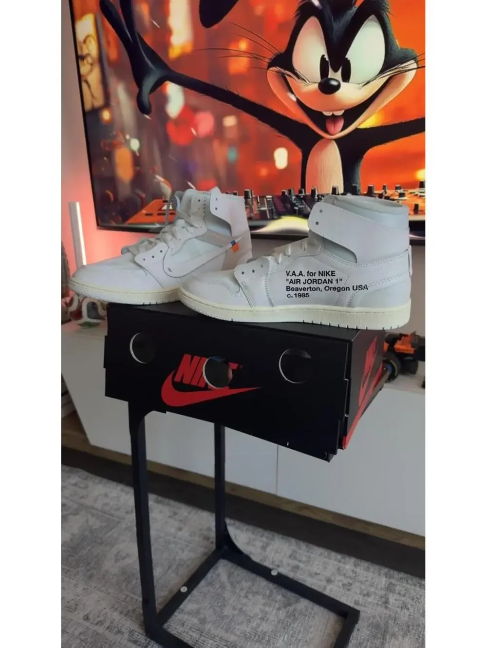 Nike Off-White x Air Jordan 1  Alaska V.A.A. Size 14
